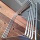 Glass and chrome coffee table 1970