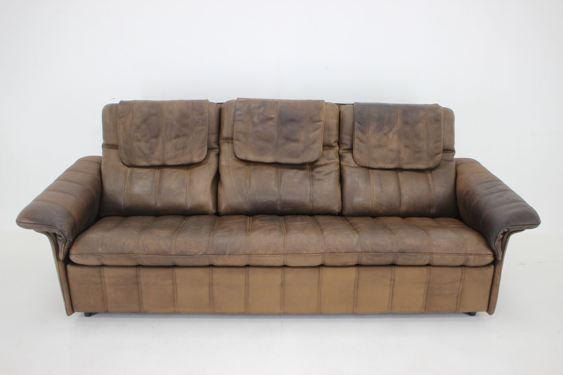 1980s De Sede Brown Leather Sofa, Switzerland