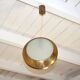 Stilnovo Pendant Lamp Model "1205" 1960s, Vintage 1960s Brass Chandelier