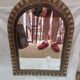 Oriental copper mirror 60x43cm