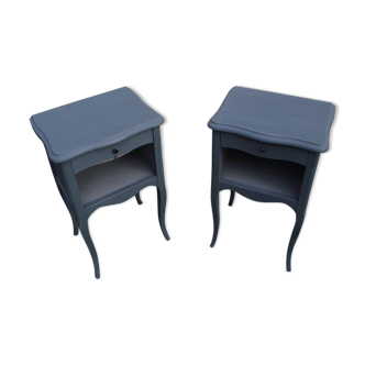 Pair of beside table Louis XV style