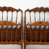 Lit Chiavari classique italien en pin, 1/2