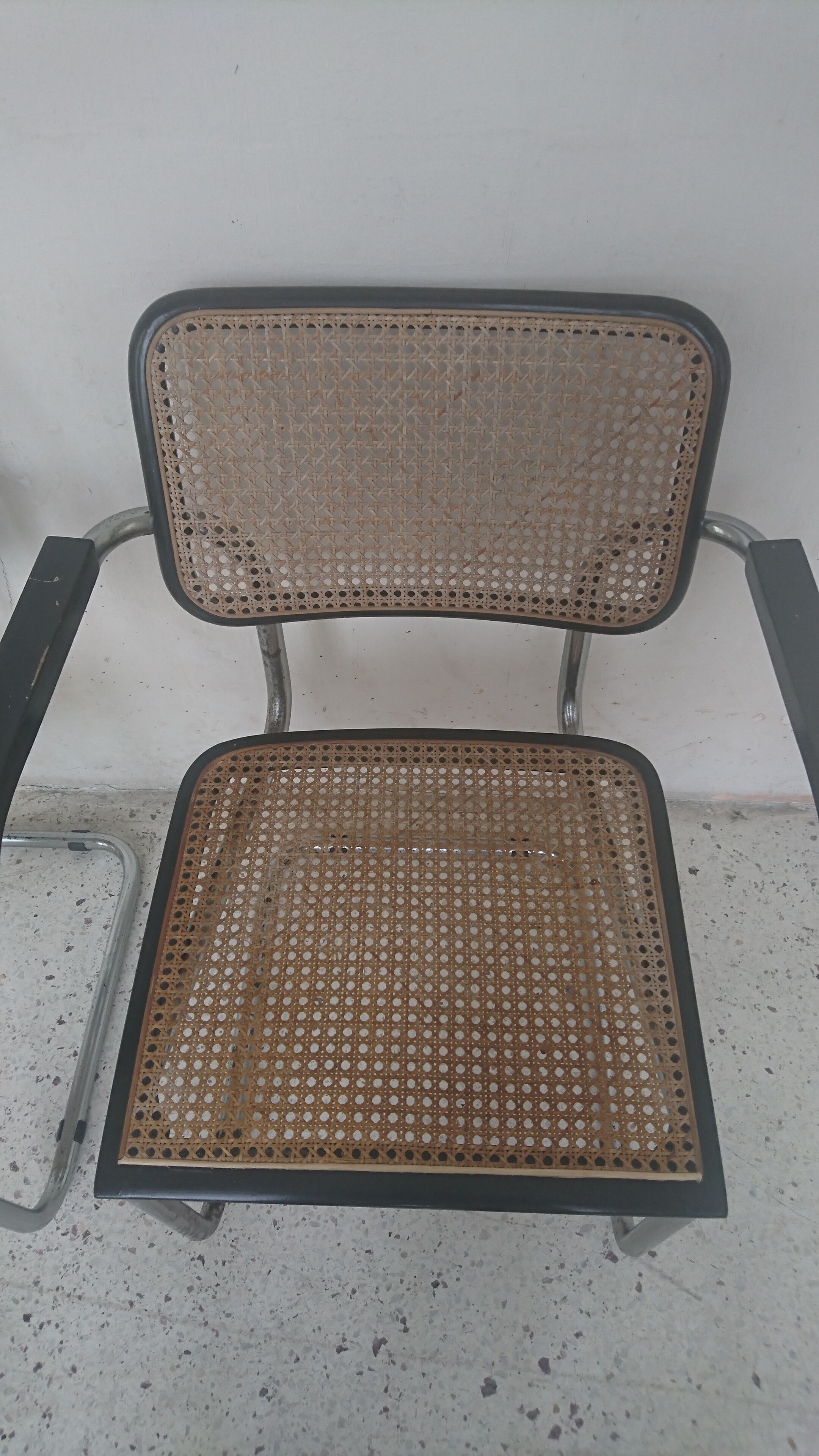 Paire de fauteuils Cesca B64 de Marcel Breuer