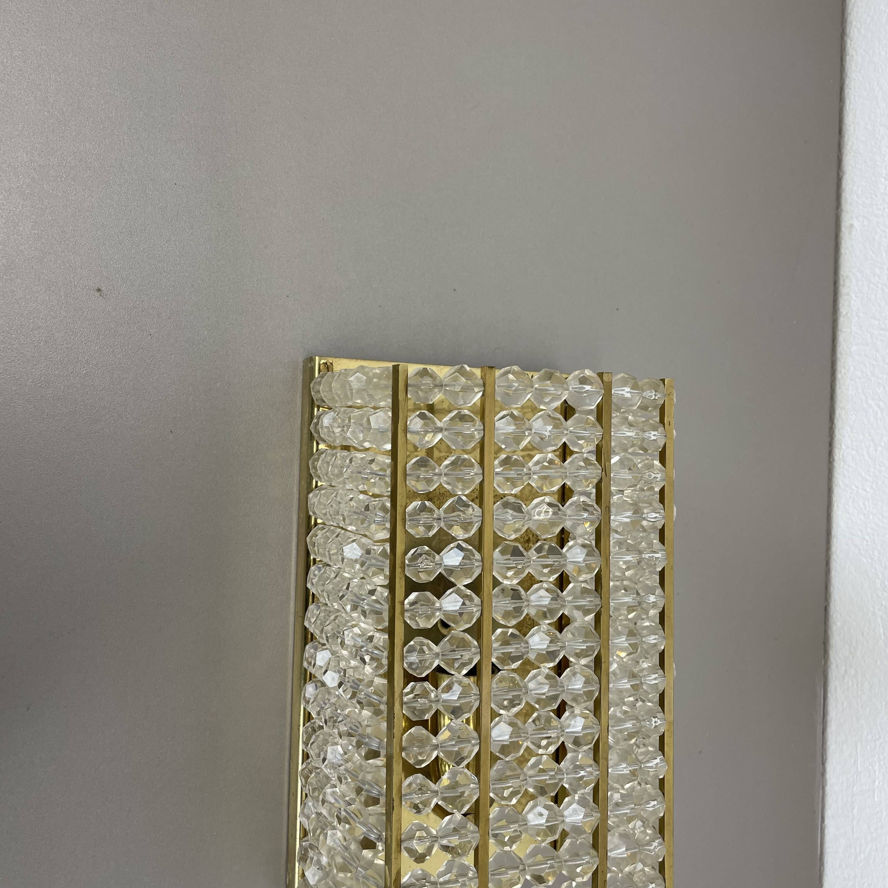 brass and aryl glass wall light sconce by Emil Stejnar, Austria, 1950s