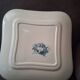 Square serving dish H.B & Cie ironstone