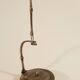 Old oil lamp in golden brass to hang