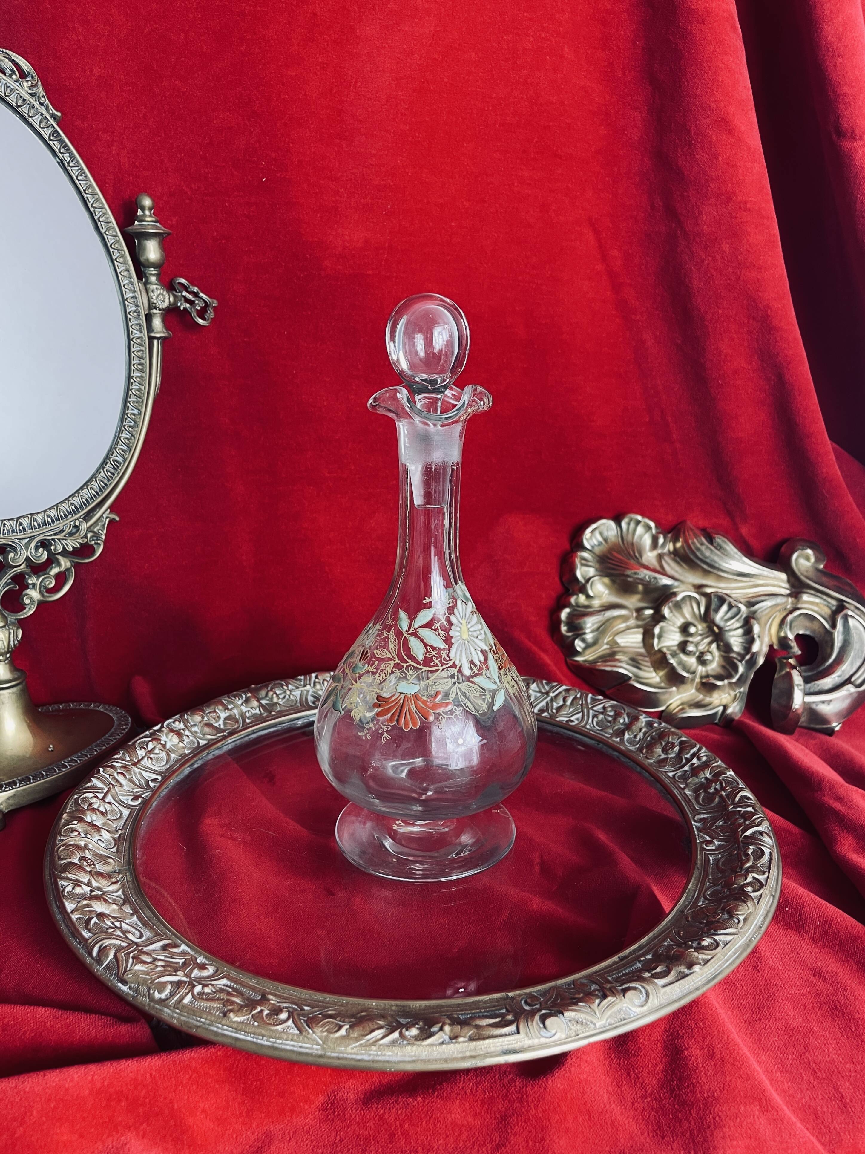 Old Legras Art Nouveau carafe