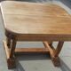 Art Deco table, cradle foot, opening, up to 18 people