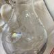 2 carafes en cristal et argent massif
