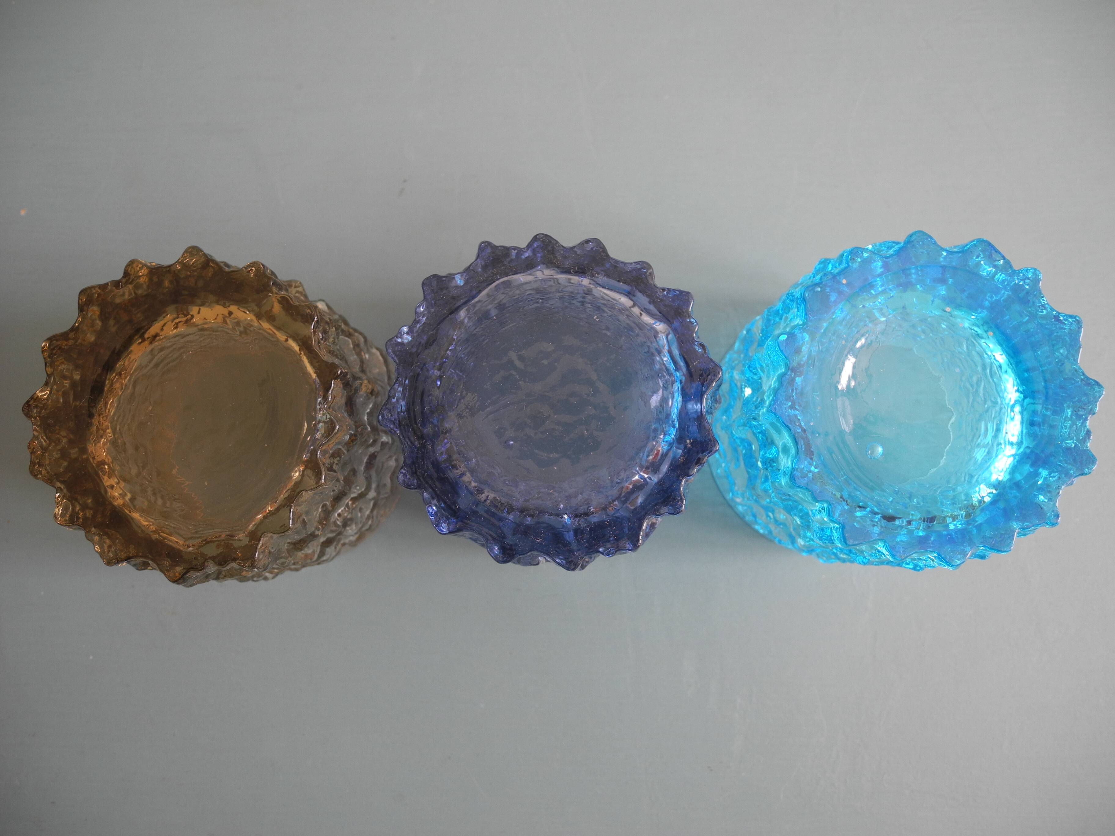 6 vintage whisky glasses Geoffrey Baxter Whitefriars