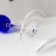 Set of Six Colorful Murano Blown Glass Wine Glasses, Italy 1980s