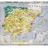 Affiche Espagne péninsule Ibérique