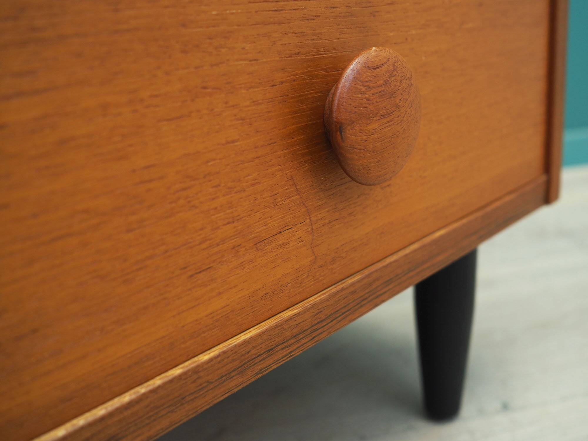 Teak chest of drawers, Danish design, 1960s, production: Denmark