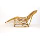 Rattan lounge chair, Italy, 1960s.
