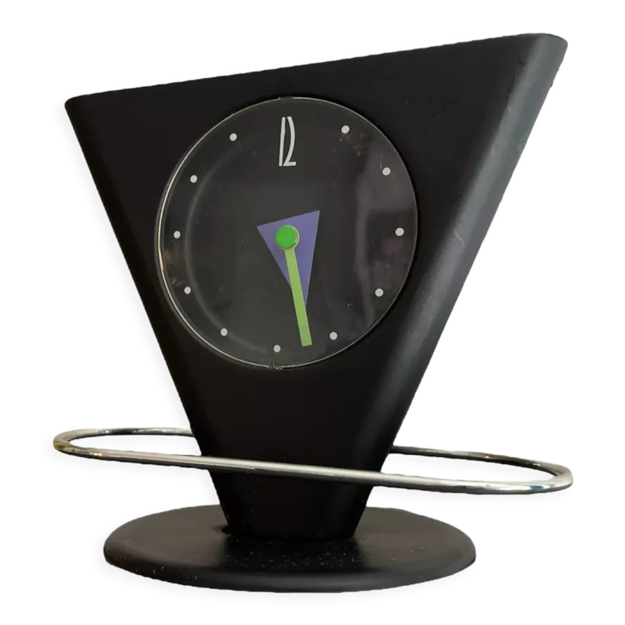 Table clock style Memphis 80s