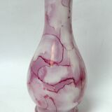 Pink glass vase