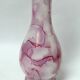 Pink glass vase