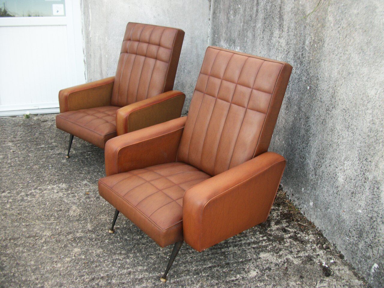 Vintage pair of armchairs
