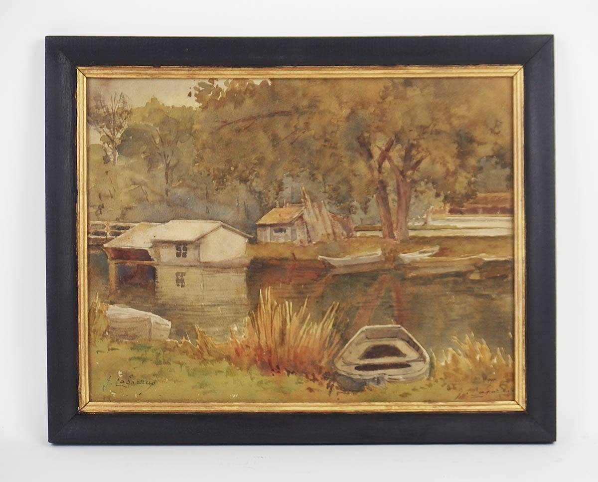 "Riverside" Watercolor by Jenika Cabarrus