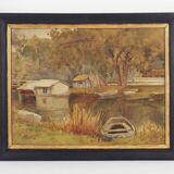 "Riverside" Watercolor by Jenika Cabarrus