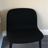 Chaise lounge pour Muuto Visu par Kvadrat modèle 190 en noir