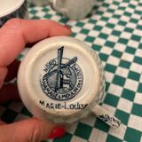 Set of 8 Marie-Louise Nord Hamage Moulin des Loup coffee cups