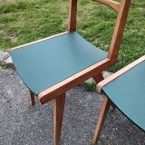 Suite de 4 chaises vintage