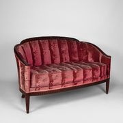 Art Deco Salon by Paul Follot in pink velvet, circa 1920