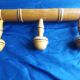 3 wooden coat rack