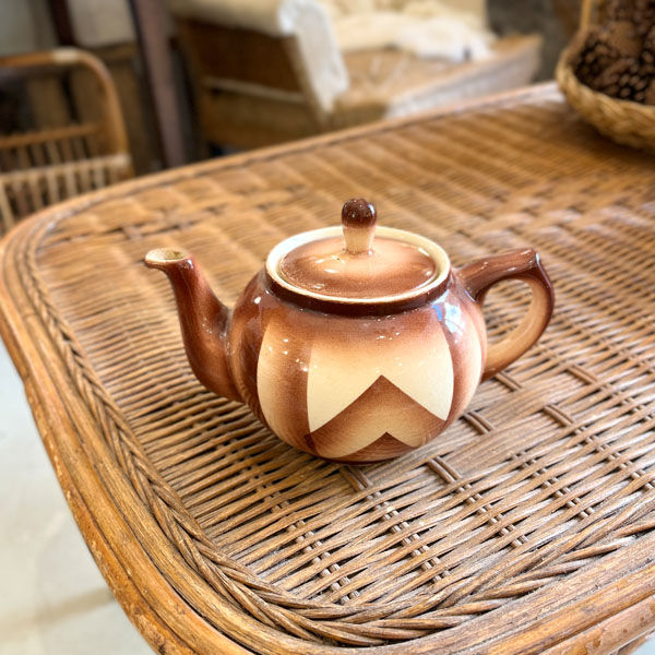 Art Deco teapot in German ceramics, Bunzlau