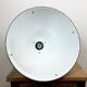 Industrial black enamel pendant lamp from Elektrosvit 1960s