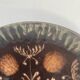 Vintage ceramic bowl for placing or hanging.