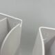 Set of white vinyl holders for 33T