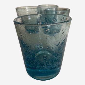 Set de 4 verres gobelets de biot xxl 1960