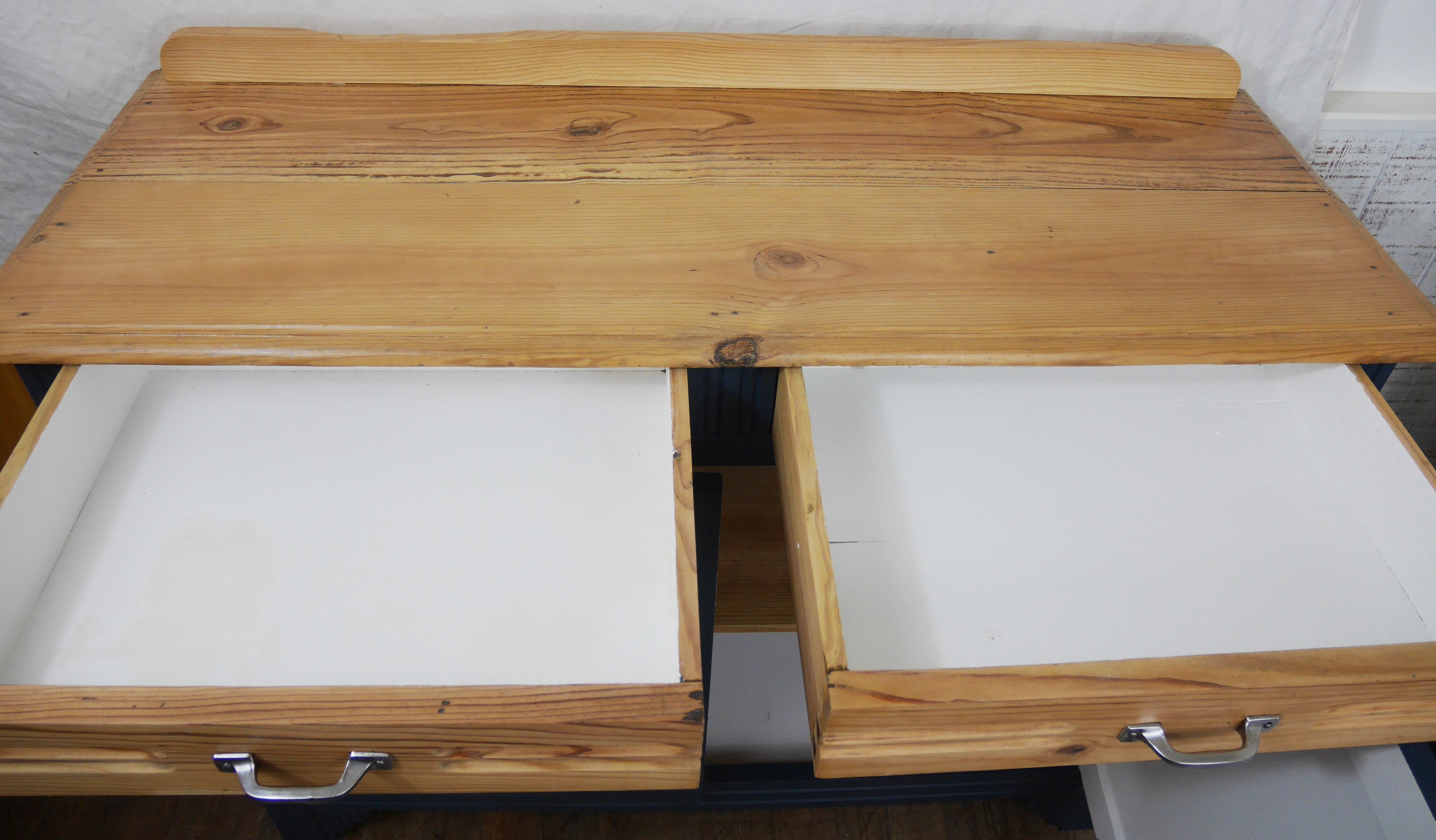 Parisian art deco sideboard blue