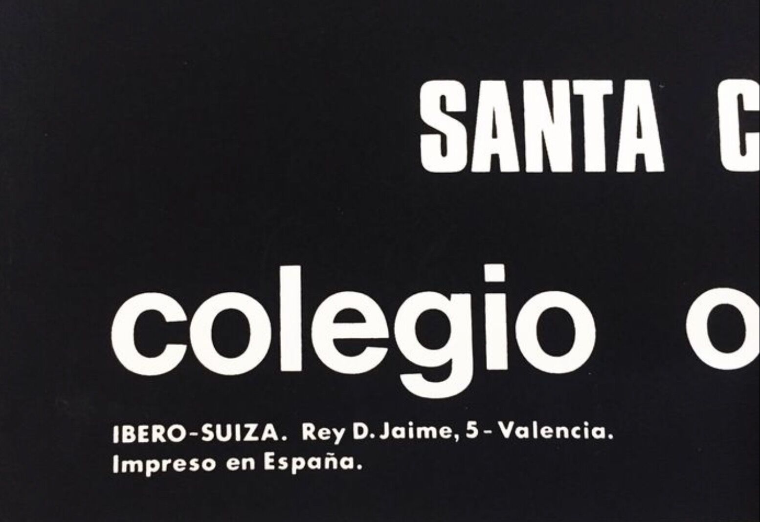 Poster of the Exhibition of Multiple and Contemporary Graphic Arts of Santa-Cruz de Tenerife in 1972