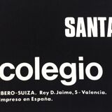 Poster of the Exhibition of Multiple and Contemporary Graphic Arts of Santa-Cruz de Tenerife in 1972