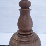 Vintage turned solid wood lamp base