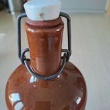 Varnished stoneware bottle