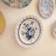 Decorative ceramic plate signed Nove di Bassano