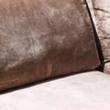 Minotti 3 seater velvet sofa