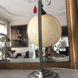 Art Deco lamp in yellow opaline glass