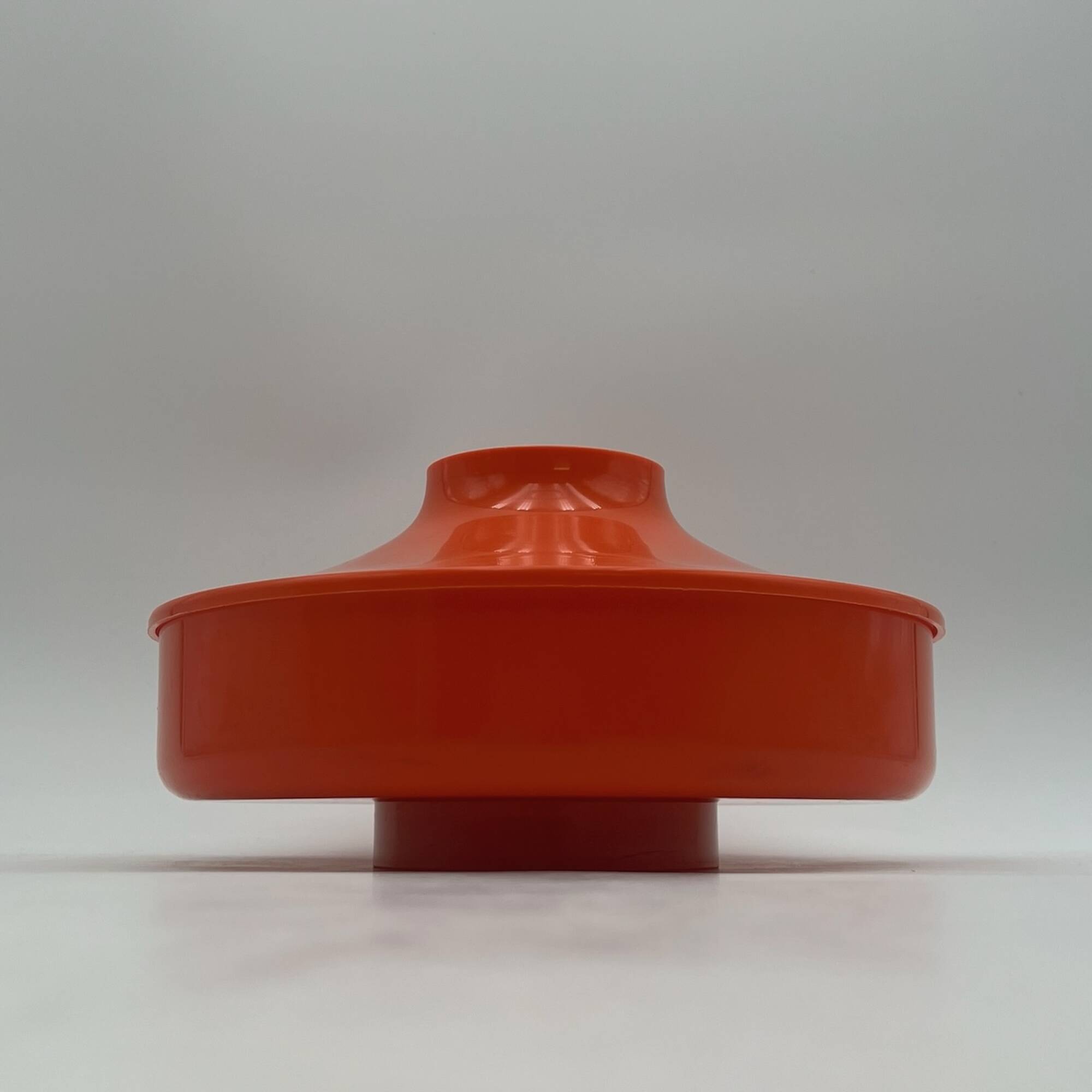 Space Age Orange UFO Jar Luigi Massoni for Guzzini, 1960s