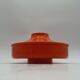 Space Age Orange UFO Jar Luigi Massoni for Guzzini, 1960s