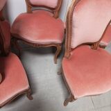 6 chaises Louis xv