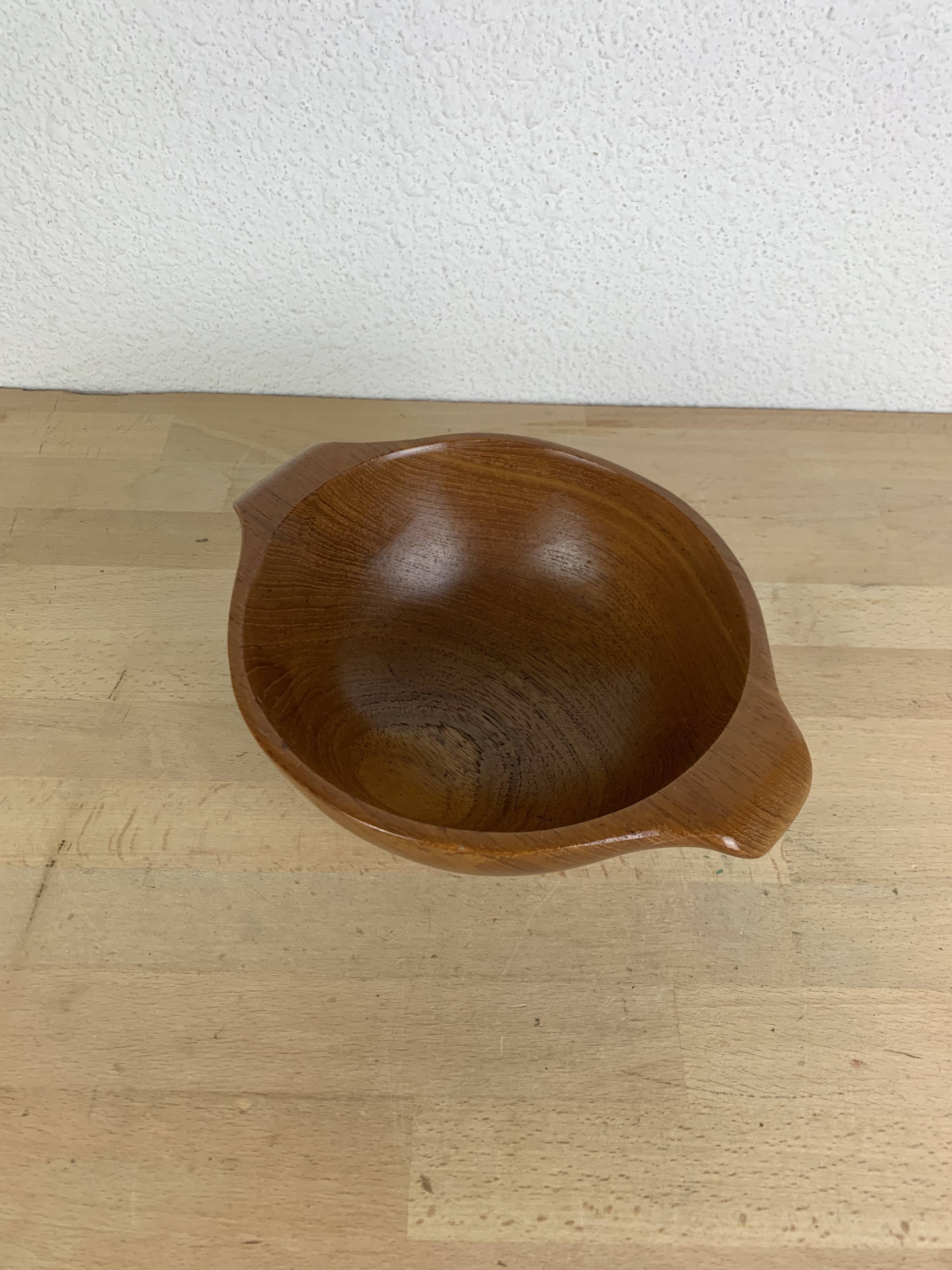 Danish teak fruit bowl, 1960s, Scandinavian style