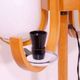 Atomic age floor lamp, vintage hotel lighting, Czechoslovakia 1970s