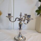 Candélabre en métal argenté