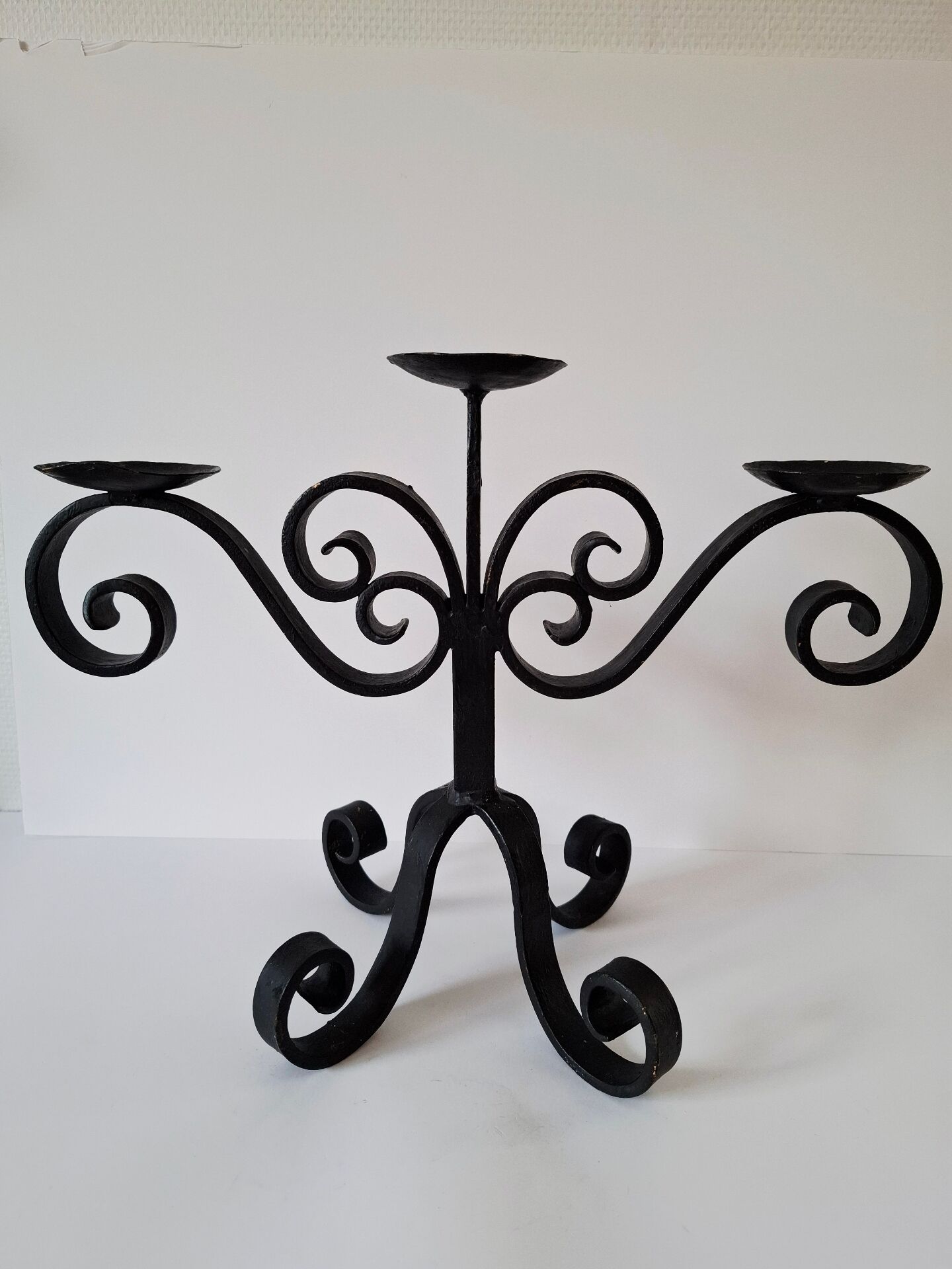 Vintage wrought iron chandelier