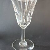 6 crystal stem glasses Cerdagne service Saint Louis vintage